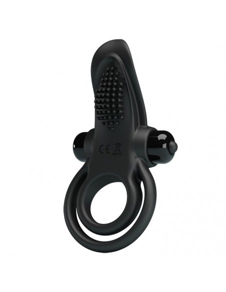 Wibrujący pierścień na penisa Czarny - 10 Funkcji - Pierścienie erekcyjne wibrujące - 2