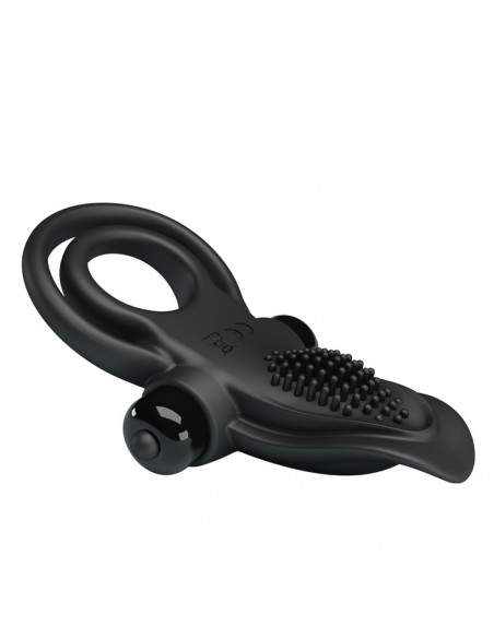 Wibrujący pierścień na penisa Czarny - 10 Funkcji - Pierścienie erekcyjne wibrujące - 4