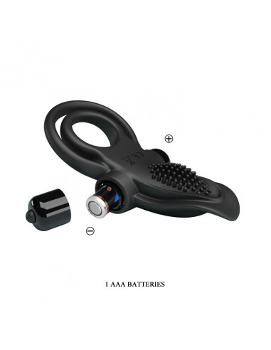 Wibrujący pierścień na penisa Czarny - 10 Funkcji - Pierścienie erekcyjne wibrujące - 7