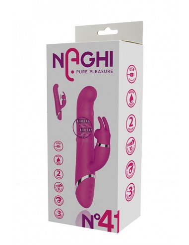 Wibrator Królik Naghi No.41 Rechargeable Duo Vibrator - Wibratory Króliczki - 2