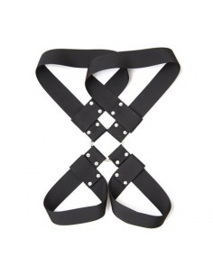 Set Costrittivo Long Arms Restraint Black - Uprzęże BDSM - 1