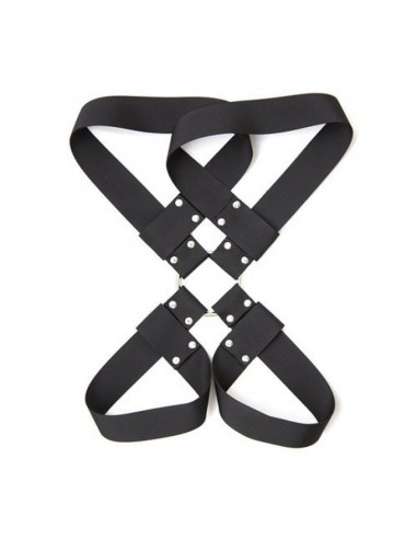 Set Costrittivo Long Arms Restraint Black - Uprzęże BDSM - 1