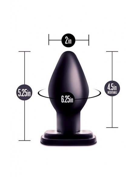 ANAL ADVENTURES XL PLUG BLACK - Korki analne silikonowe - 4