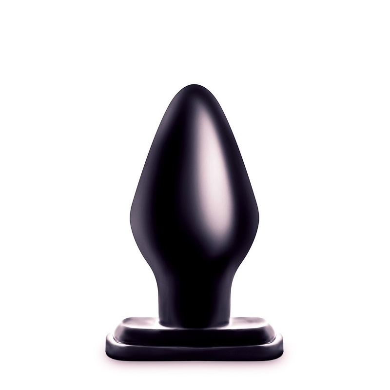 Korek analny Anal Adventures XXL Plug Czarny - stożkowa końcówka, szeroki obwód 7,6 cm, długość 15,2 cm - 1