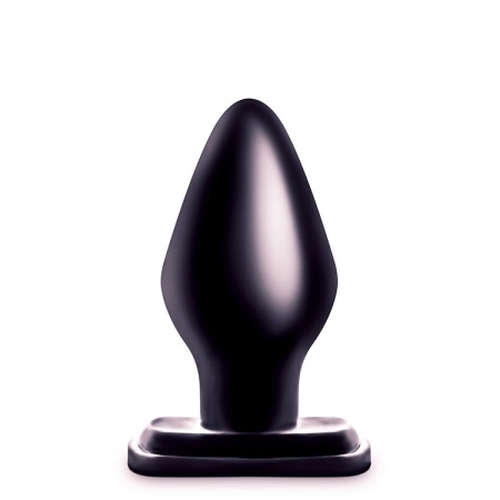 Korek analny Anal Adventures XXL Plug Czarny - stożkowa końcówka, szeroki obwód 7,6 cm, długość 15,2 cm - 1