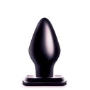 Korek analny Anal Adventures XXL Plug Czarny - stożkowa końcówka, szeroki obwód 7,6 cm, długość 15,2 cm - 1