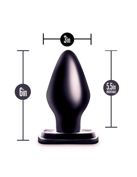 ANAL ADVENTURES XXL PLUG BLACK - Korki analne silikonowe - 2