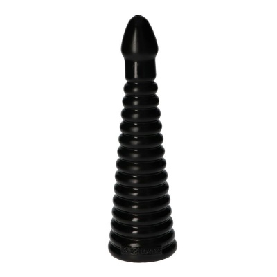 Korek analny Italian Cock 10” – 26 cm, czarny - 1