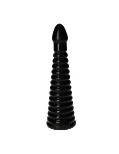 Plug-Italian Cock 10"Black - Korki analne silikonowe - 1