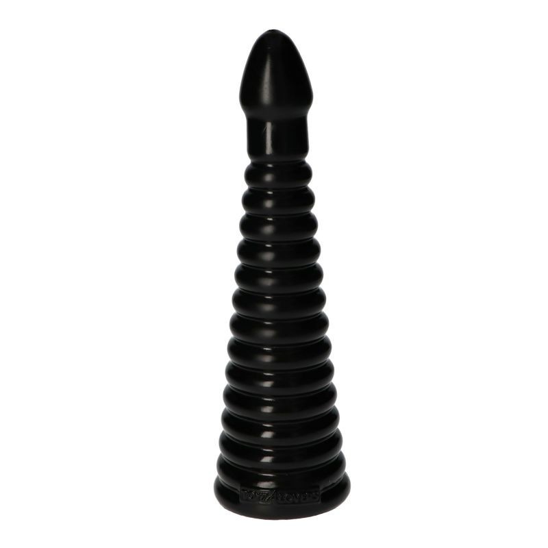 Korek analny Italian Cock 10” – 26 cm, czarny - 1