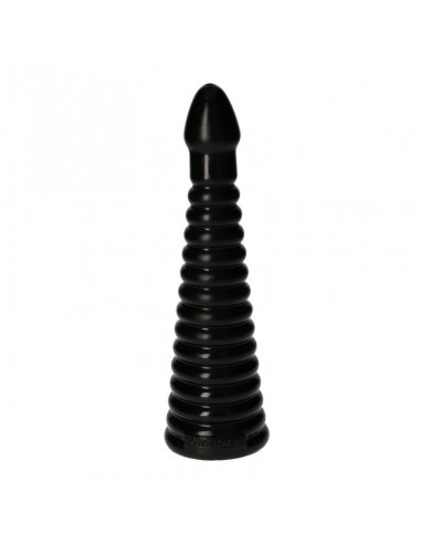 Plug-Italian Cock 10"Black - Korki analne silikonowe - 1