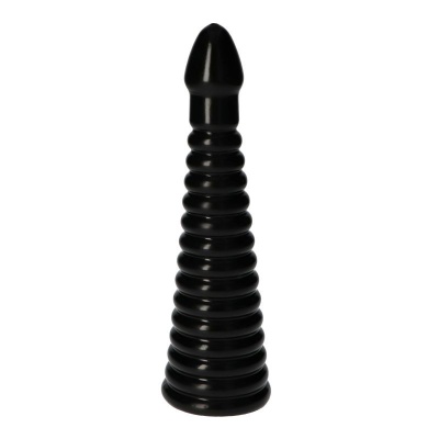 Korek analny Italian Cock 10” – 26 cm, czarny - 1 2