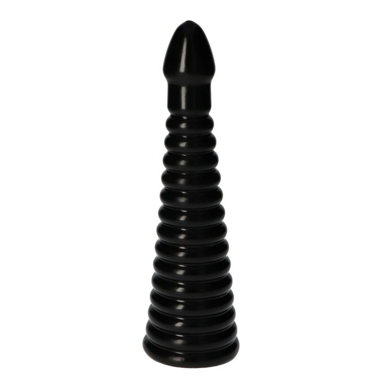 Korek analny Italian Cock 10” – 26 cm, czarny - 2