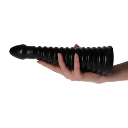 Korek analny Italian Cock 10” – 26 cm, czarny - 3