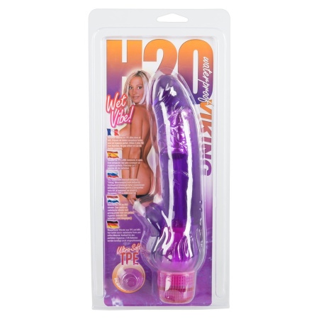 Wibrator H2O Viking Wet Vibe z żyłkowanym trzonem i bezstopniową regulacją, TPE, 23 cm - 1