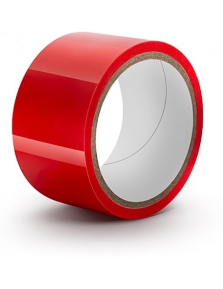 Bondage Tape 15 Meter Red - Taśmy, szarfy do krępowania - 3