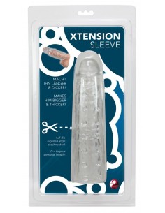 XTension Sleeve transparent - Przedłużki i nakładki na penisa - 1