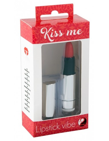 Wibrator-Kiss Me Lipstick - Stymulatory łechtaczki klasyczne - 1
