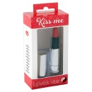 Wibrator Kiss Me Lipstick Vibe – stylizowany na szminkę, miękka końcówka, bezstopniowa regulacja drgań, długość 8,7 cm, średnica - 1