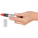 Wibrator Kiss Me Lipstick Vibe – stylizowany na szminkę, miękka końcówka, bezstopniowa regulacja drgań, długość 8,7 cm, średnica - 3
