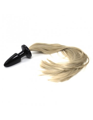Plug-  Anale Long Horse Tail Blonde - Korki analne z ogonkiem - 3