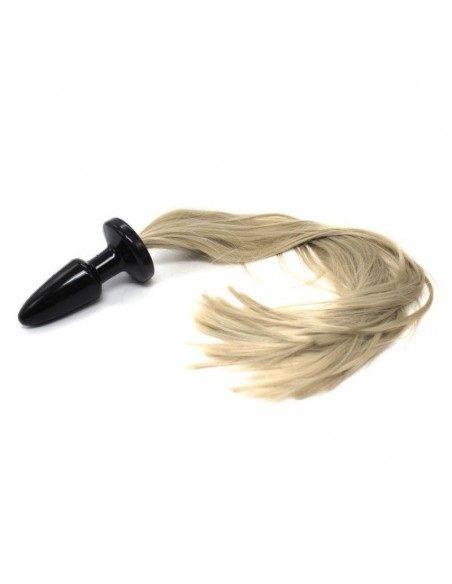 Plug-  Anale Long Horse Tail Blonde - Korki analne z ogonkiem - 3