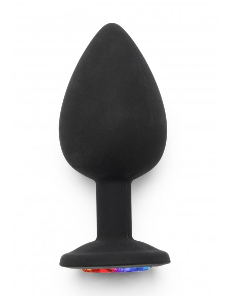 Rainbow Booty Jewel Large - Korki analne silikonowe - 2