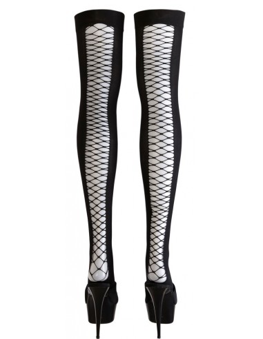 Thigh-high Net Stockings S/M - Pończochy - 3