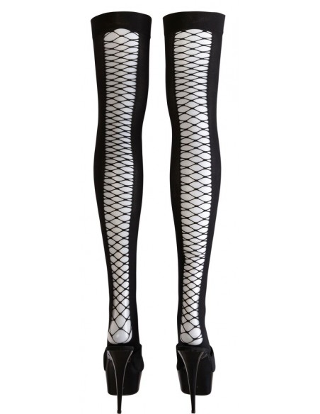 Thigh-high Net Stockings S/M - Pończochy - 3