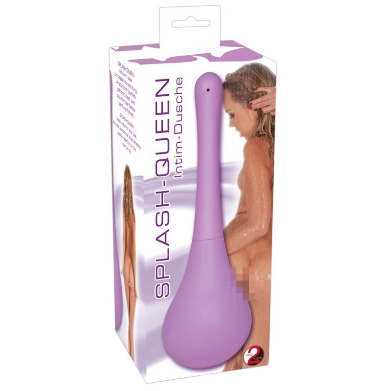 Gruszka analna Splash-Queen 200 ml z wyjmowaną końcówką natryskową, dł. 23 cm - 1