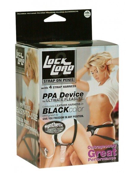 Dildo Na Uprzęży Lock/Load Strap-On Penis - Strap-ony, dilda na pasku bez wibracji - 1