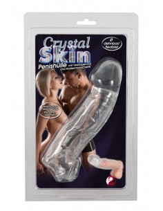 Crystal Skin Penis Sleeve - Przedłużki i nakładki na penisa - 1