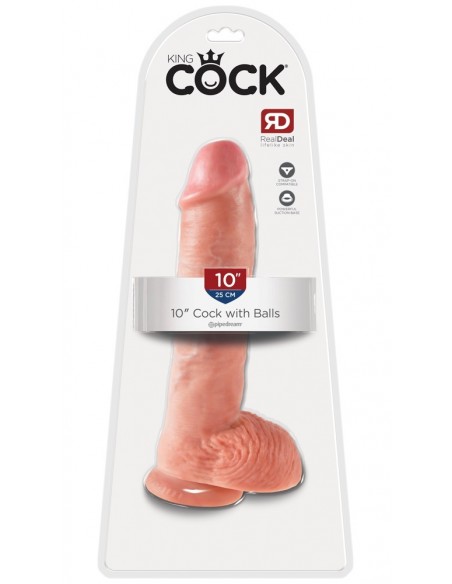 King Cock balls 10inch 26.7cm - Dilda realistyczne - 1