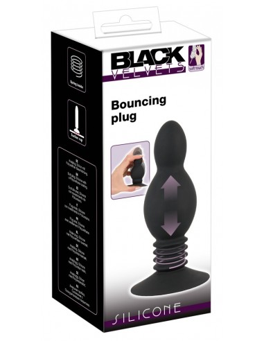 Black Velvets Bouncing Plug - Korki analne silikonowe - 1