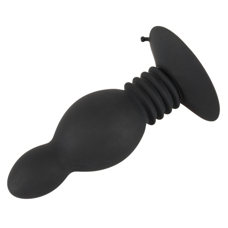 Korek analny Bouncing Plug z mechanizmem sprężynującym, 11,8 cm, silikon z powłoką PU - 3