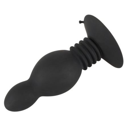 Korek analny Bouncing Plug z mechanizmem sprężynującym, 11,8 cm, silikon z powłoką PU - 3