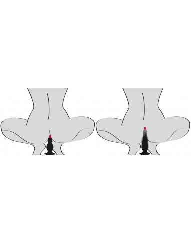 Black Velvets Bouncing Plug - Korki analne silikonowe - 6