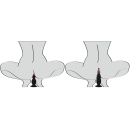 Korek analny Bouncing Plug z mechanizmem sprężynującym, 11,8 cm, silikon z powłoką PU - 6