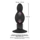 Korek analny Bouncing Plug z mechanizmem sprężynującym, 11,8 cm, silikon z powłoką PU - 7
