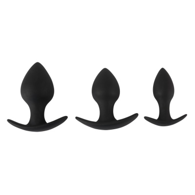 Zestaw wtyków analnych Anal Trainer Set – stożkowe, 3 rozmiary, 8,5–10 cm - 1 2
