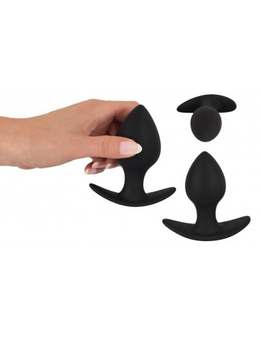 Black Velvets Anal trainer set - Korki analne silikonowe - 5