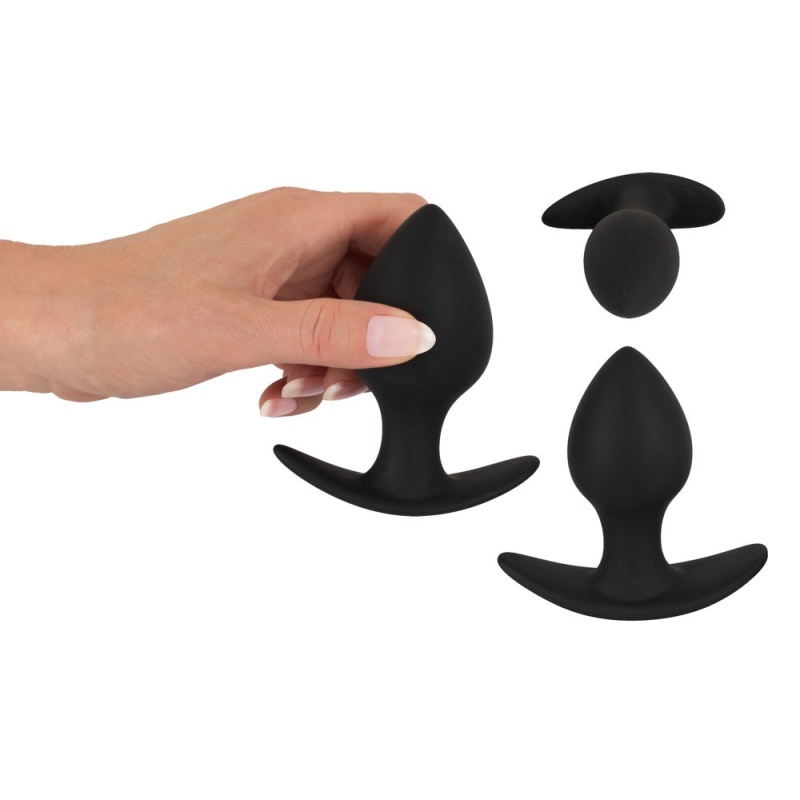 Zestaw wtyków analnych Anal Trainer Set – stożkowe, 3 rozmiary, 8,5–10 cm - 5