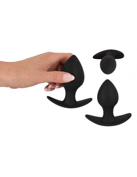 Black Velvets Anal trainer set - Korki analne silikonowe - 5