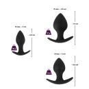 Zestaw wtyków analnych Anal Trainer Set – stożkowe, 3 rozmiary, 8,5–10 cm - 7