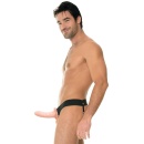 Strap-On For Him or Her Hollow – pusty dildo na elastycznej uprzęży, 18 cm, Ø 3,5 cm - 4