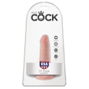 Realistyczne dildo 5 inch Flesh z przyssawką – 14 cm, średnica 3,8 cm - 1