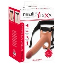 Nakładka Strap-On Realistixxx Sleeve — silikonowy rękaw z otworem na jądra, długość całkowita 19,5 cm - 1