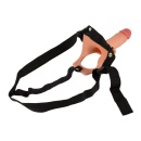 Nakładka Strap-On Realistixxx Sleeve — silikonowy rękaw z otworem na jądra, długość całkowita 19,5 cm - 3