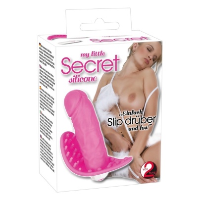 Wibrator do majtek My Little Secret Silicone z wyjmowanym bulletem i 10 trybami wibracji, 8 cm - 1