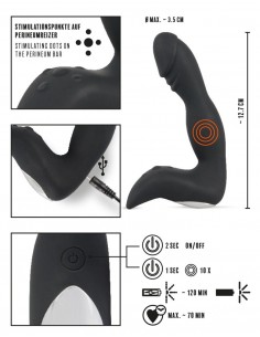 Rechargeable Prostate Stimulat - Masażery i stymulatory prostaty - 1 2